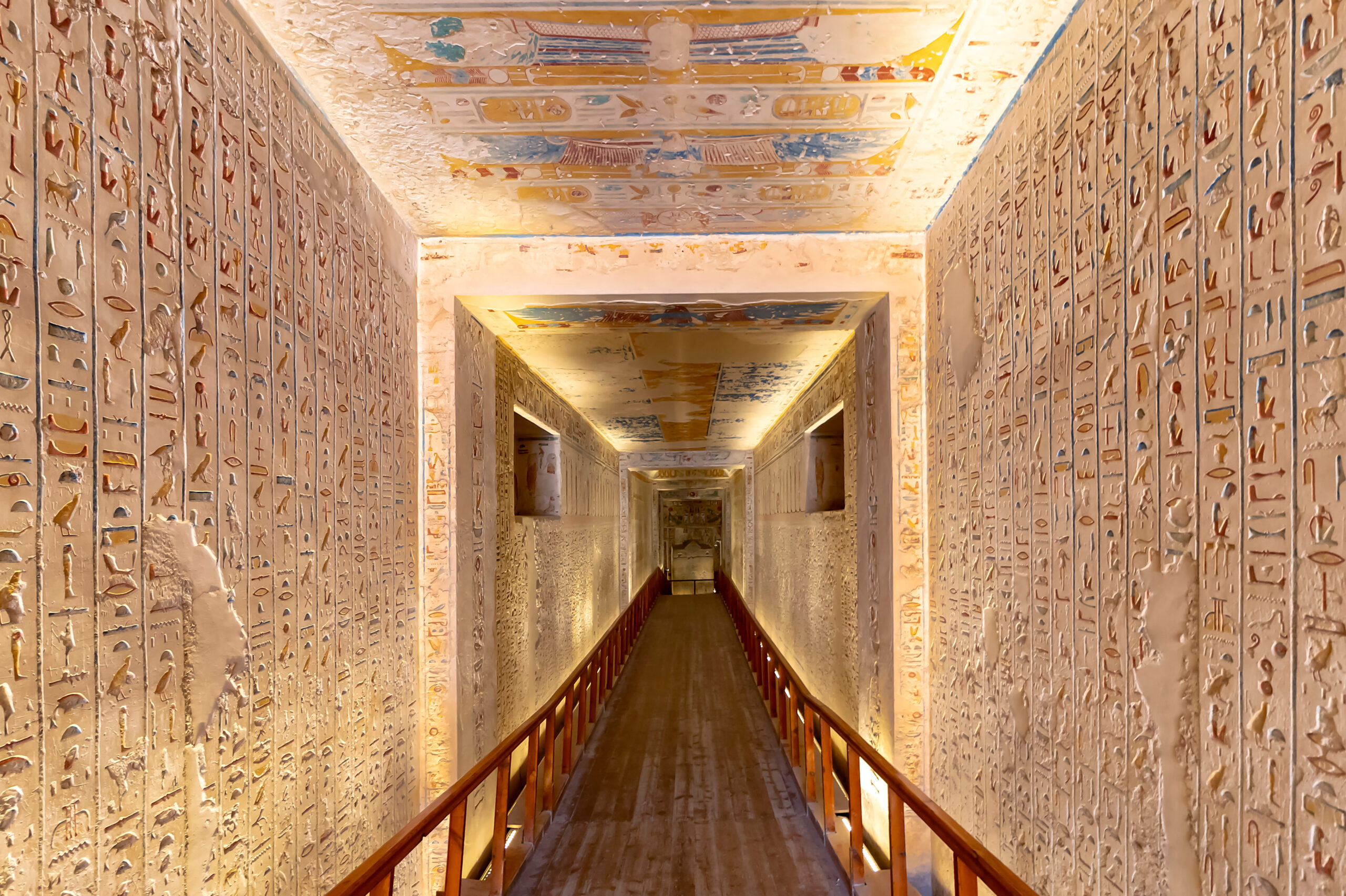 Corridor in Luxor, Egypt