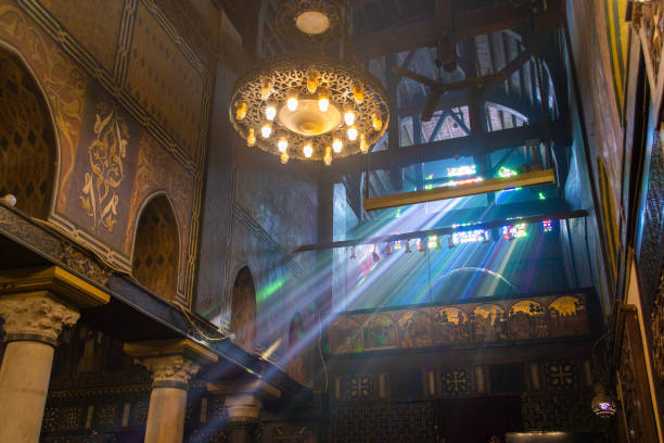 The Hanging Church entrance.  Coptic Orthodox Church